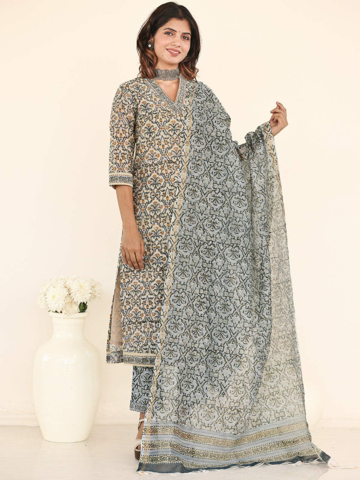 New Collection Embroidered Unstitched Suit for Women | Elvaruna